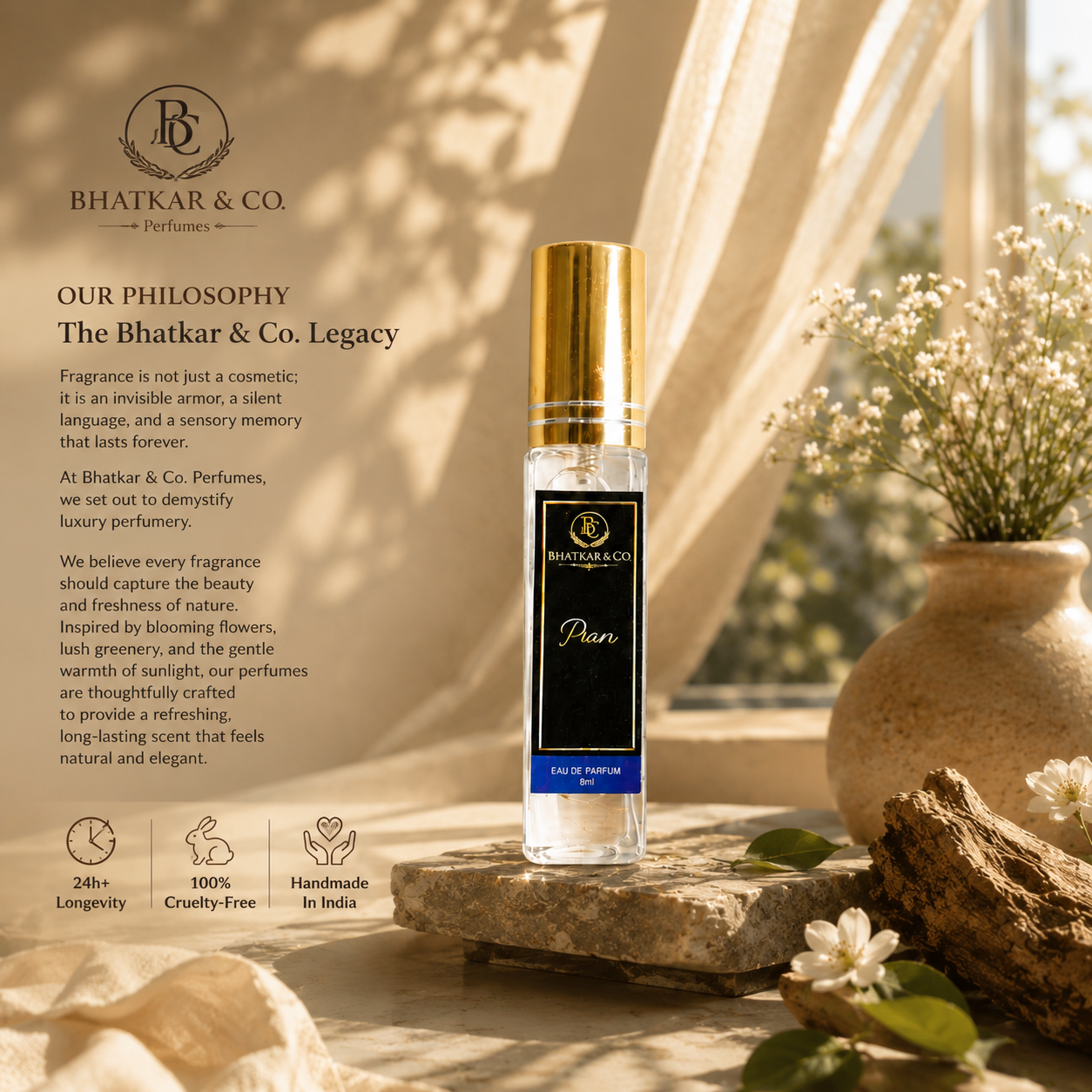 Bhatkar & Co. Aura Perfume - Natural Freshness